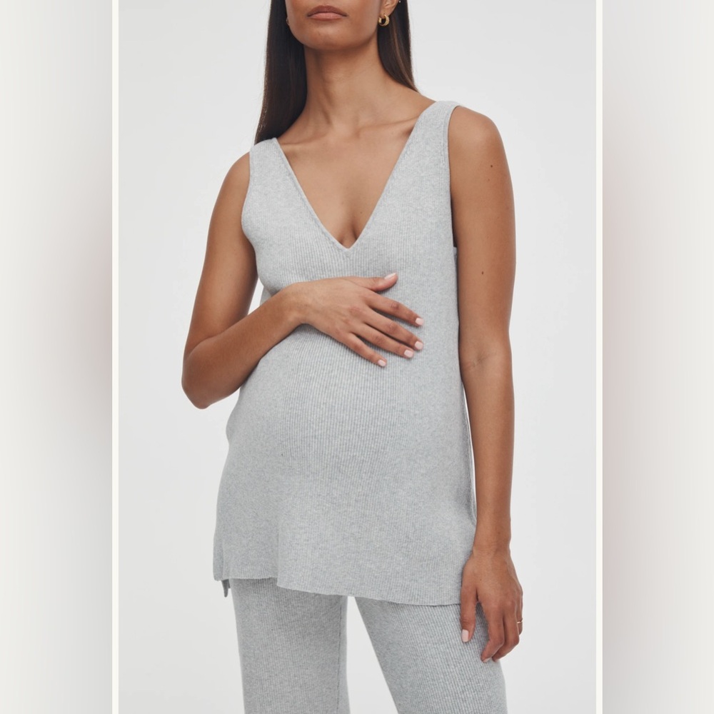 Legoe Heritage - knit tank (grey marle)